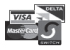 Debit and Credit card logos