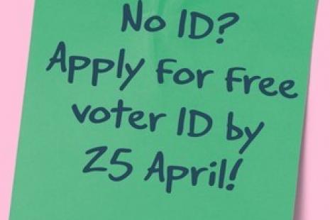 No ID? Apply for free voter ID by 25th April