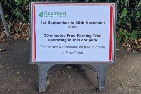 30 mins car park sign