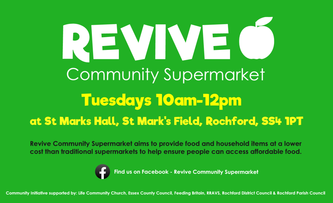 Revive Supermarket Promotional Poster